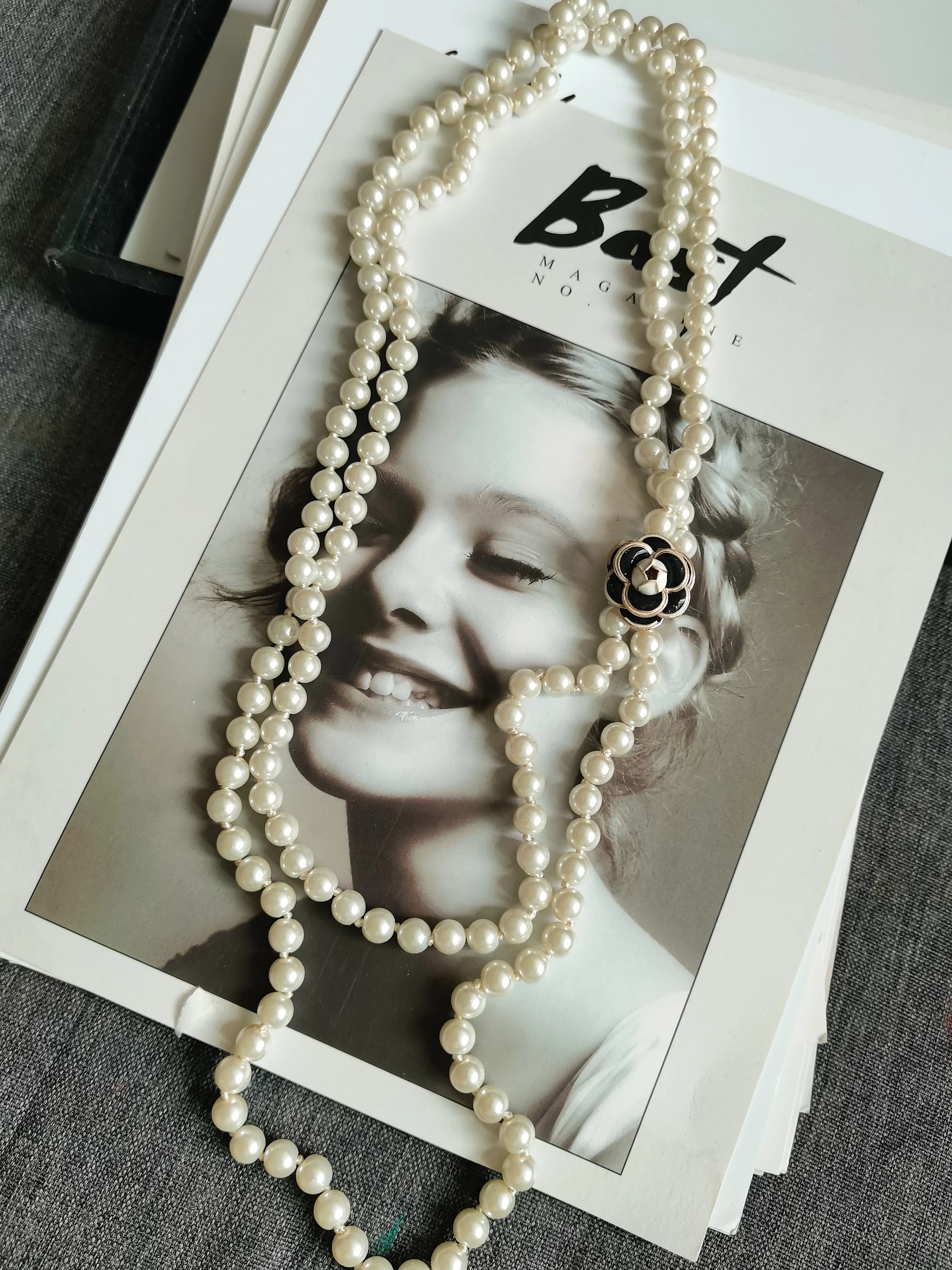 Многослойное женское ожерелье с цветами камелии Elengt | Украшения и аксессуары