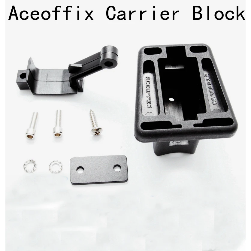 

Front Carrier Plastic Pig Nose Front Shelf Fixed Block for Aceoffix Brompton Folding Bike Upgrade Accessories