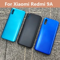 6 53 for xiaomi redmi 9a back battery cover rear door case for redmi 9a battery cover with power volume buttons
