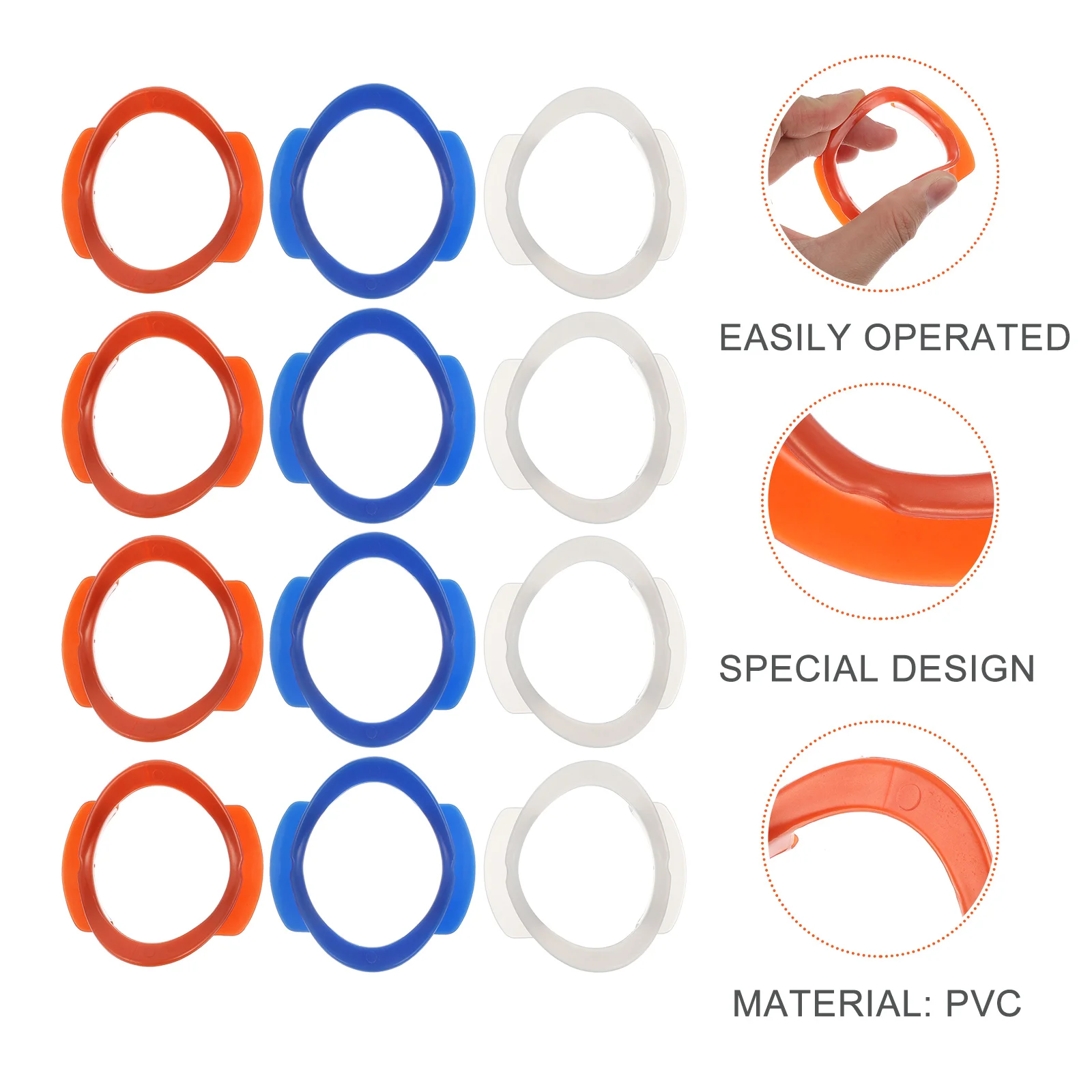 

12pcs Orthodontics Cheek Retractor Mouth Lip Opener Mouth Bite Block