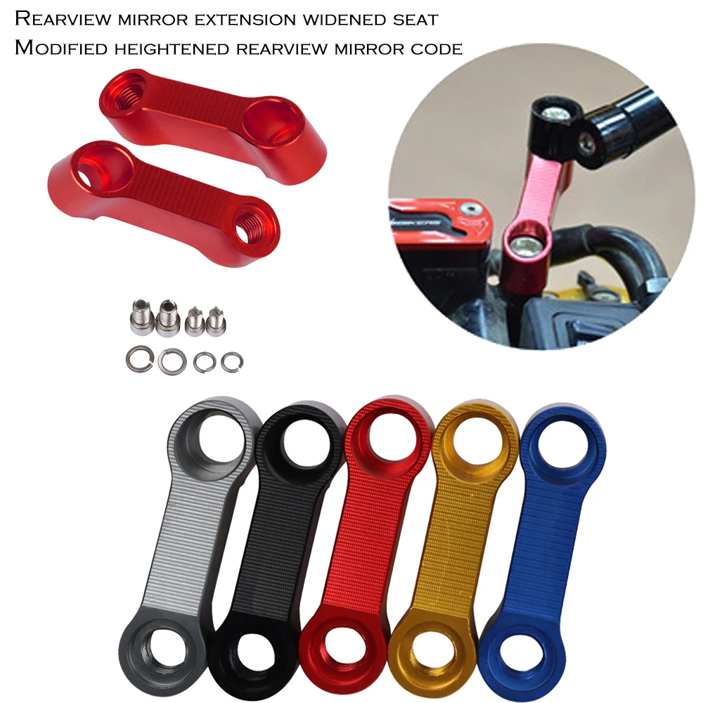 

For KTM DUKE 125 250 390 1190 1290 DUKE250 DUKE390 RC390 RC250 Motorcycle Rearview Mirrors Extension Riser Adapter Bracket