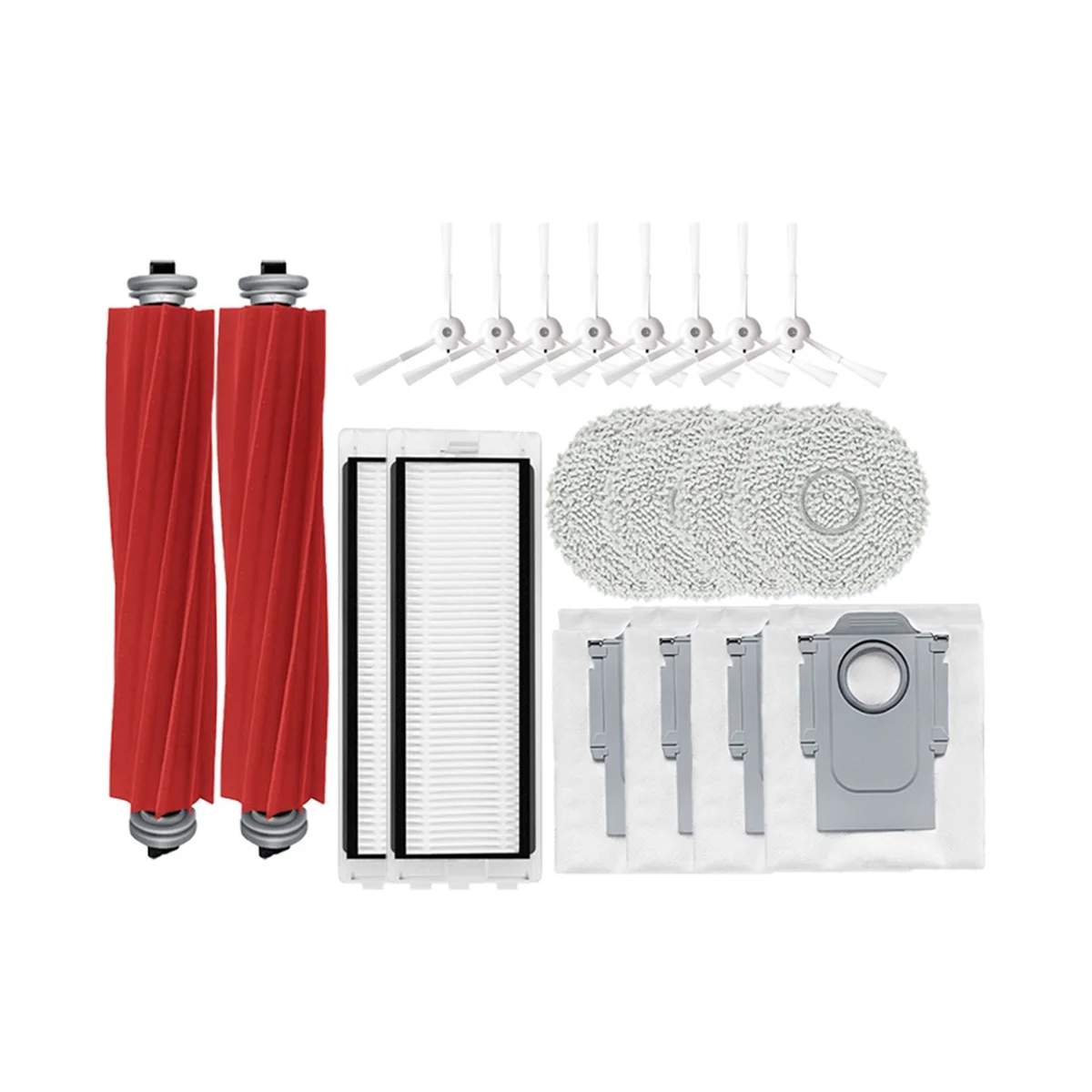 

Аксессуары для Q / P10 A7400RR основная боковая щетка Hepa фильтр Швабра тканевый мешок для пыли запасные части