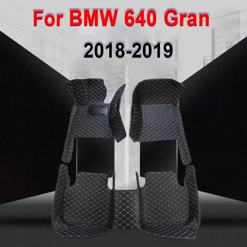 

Автомобильные коврики для BMW 640 Gran Туризм 2018 2019, индивидуальные автомобильные коврики для ног, аксессуары для интерьера