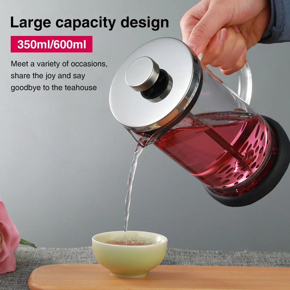 Портативная кухонная посуда для напитков во французском прессе Кофеварка из