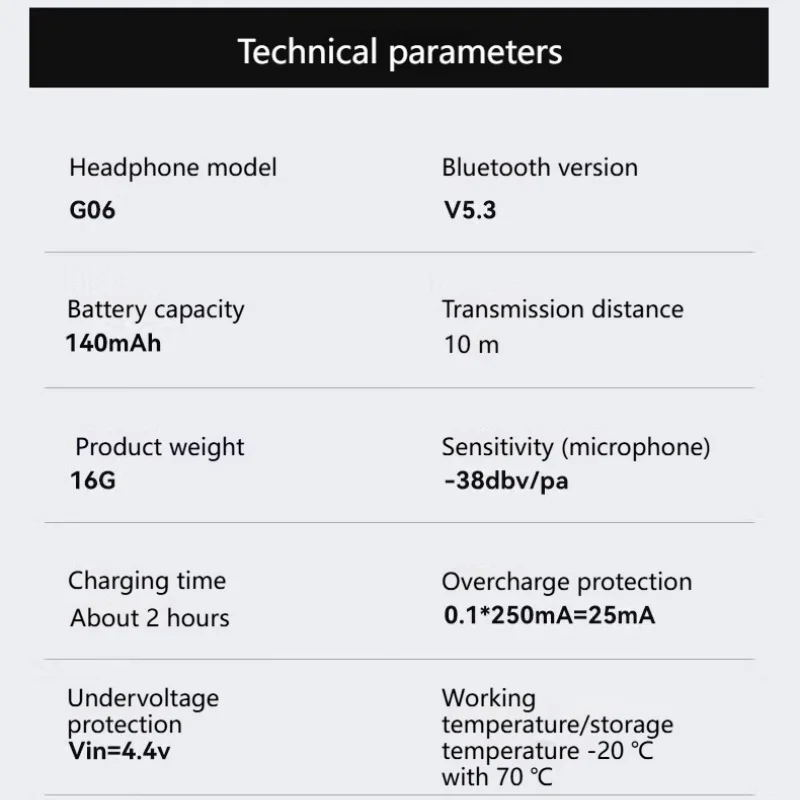U6 подвесные наушники с костной проводимостью Bluetooth 5 3 шумоподавление большой