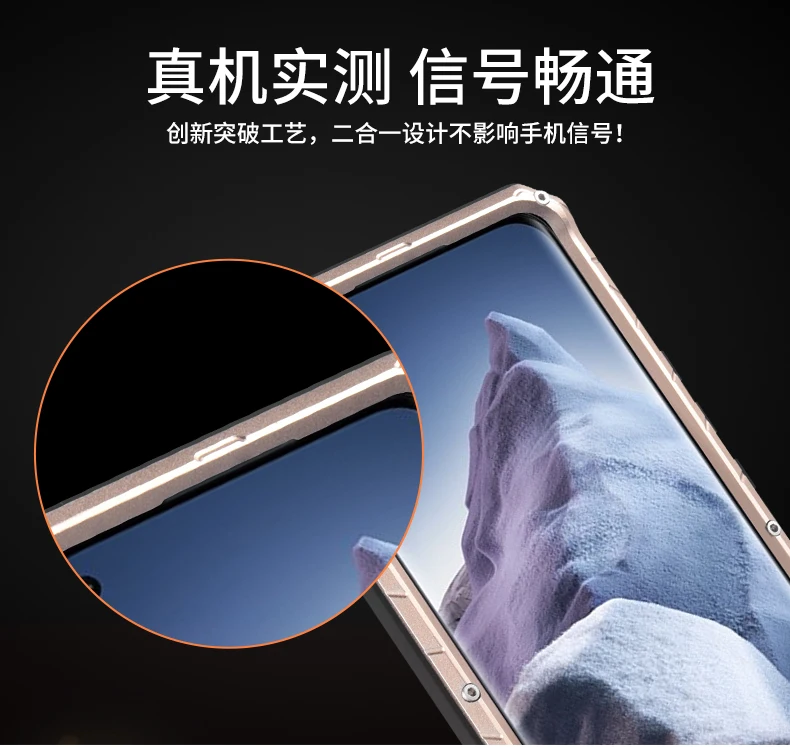 Алюминиевый металлический силиконовый ударопрочный чехол для Xiaomi Mi 11t 11 10 Ultra 10t