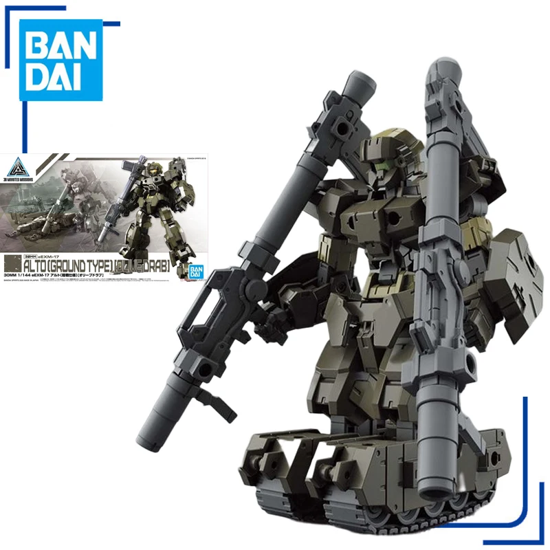 

BANDAI Genuine 30 MINUTES MISSIONS Alto 1/144 eEXM-17 Alto Olive Action Figure Toys Boy Christma Birthday Gift for Collectible