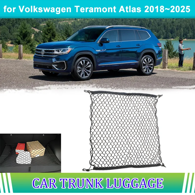 Багажник для багажника автомобиля VW Volkswagen Teramont Atlas 2018~2025 органайзер хранения Atuo