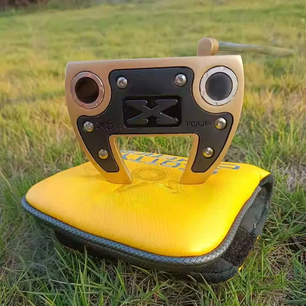 

XR Golf Putter, x5r Triangle Golf Club, 32/33/34/35 Inches Gold Shaft with Cover with Logo