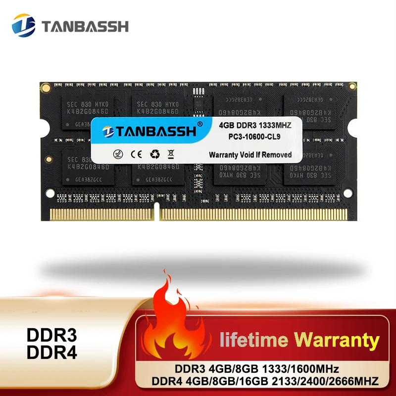 

Оперативная память TANBASSH для ноутбука, DDR3, ОЗУ 4 ГБ, 8 ГБ, 1333 МГц, 1600 в, 1,5 л, DDR4, 16 ГБ, 1,2 в, pin, ПК, DIMM RAM s для Intel, AMD, материнская плата