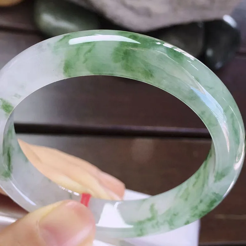 Оптовая продажа с завода Нефритовый Браслет из Мьянмы натуральным изумрудом