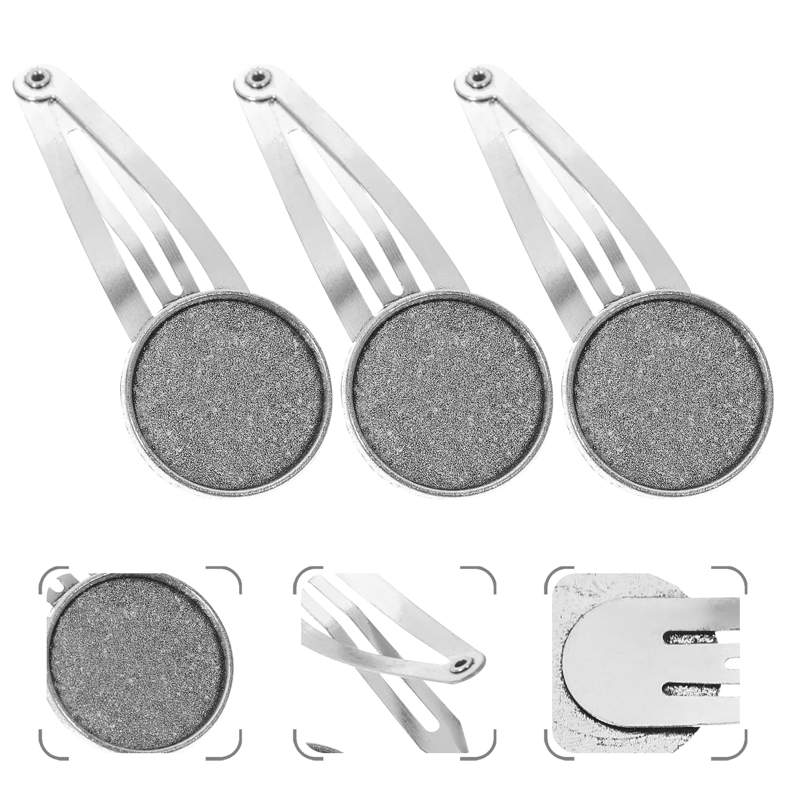 

Hair Trays Pendant Clips Pin Making Bezel Blanks Round Settings Clipjewelry Dome Kitbobby Unfinished Charms Diy Links Blank
