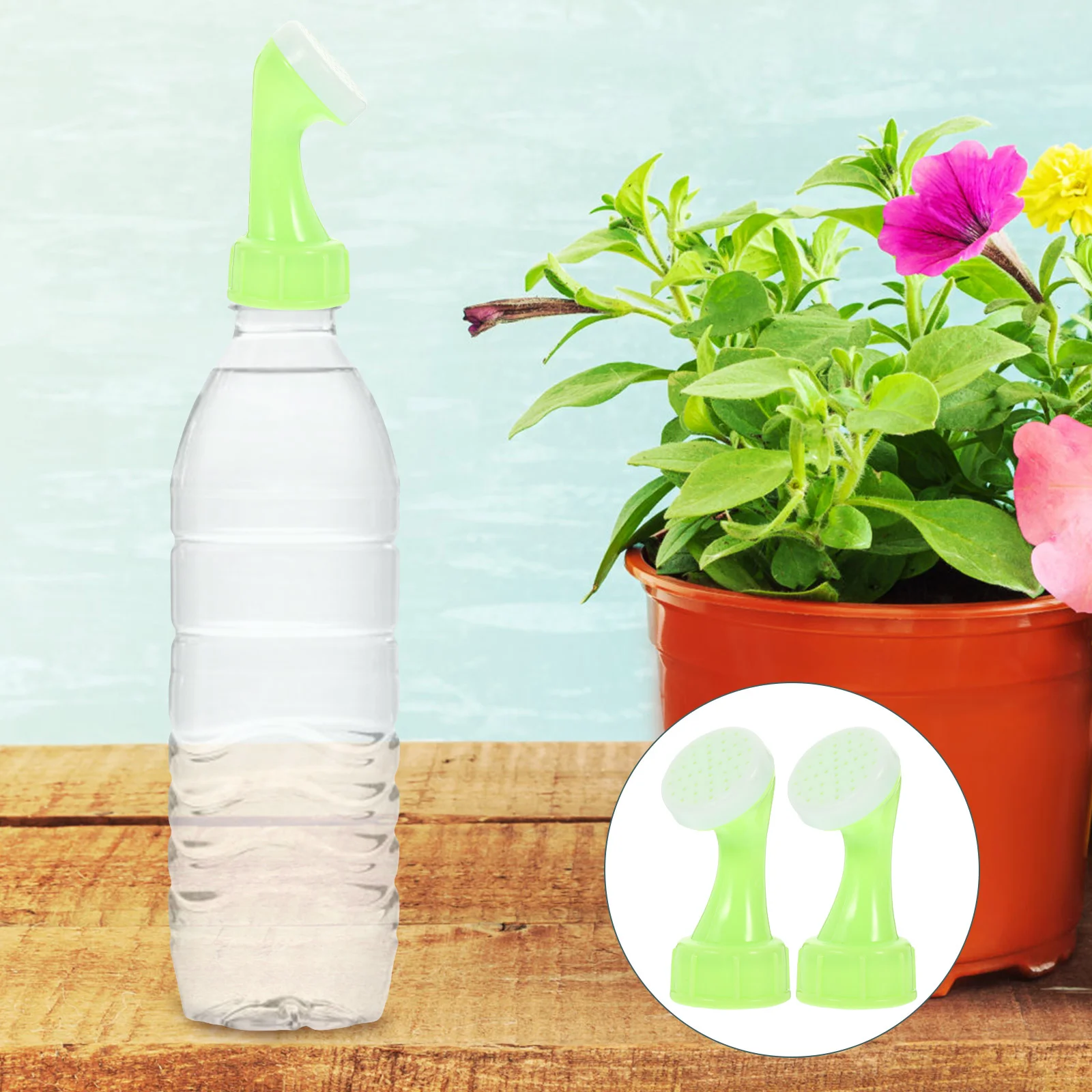 

Bottle Watering Sprinkler Can Cap Sprinklers Water Nozzles Nozzle Spout Head Bonsaiflower Adapter Heads Caps Portable Sprayers