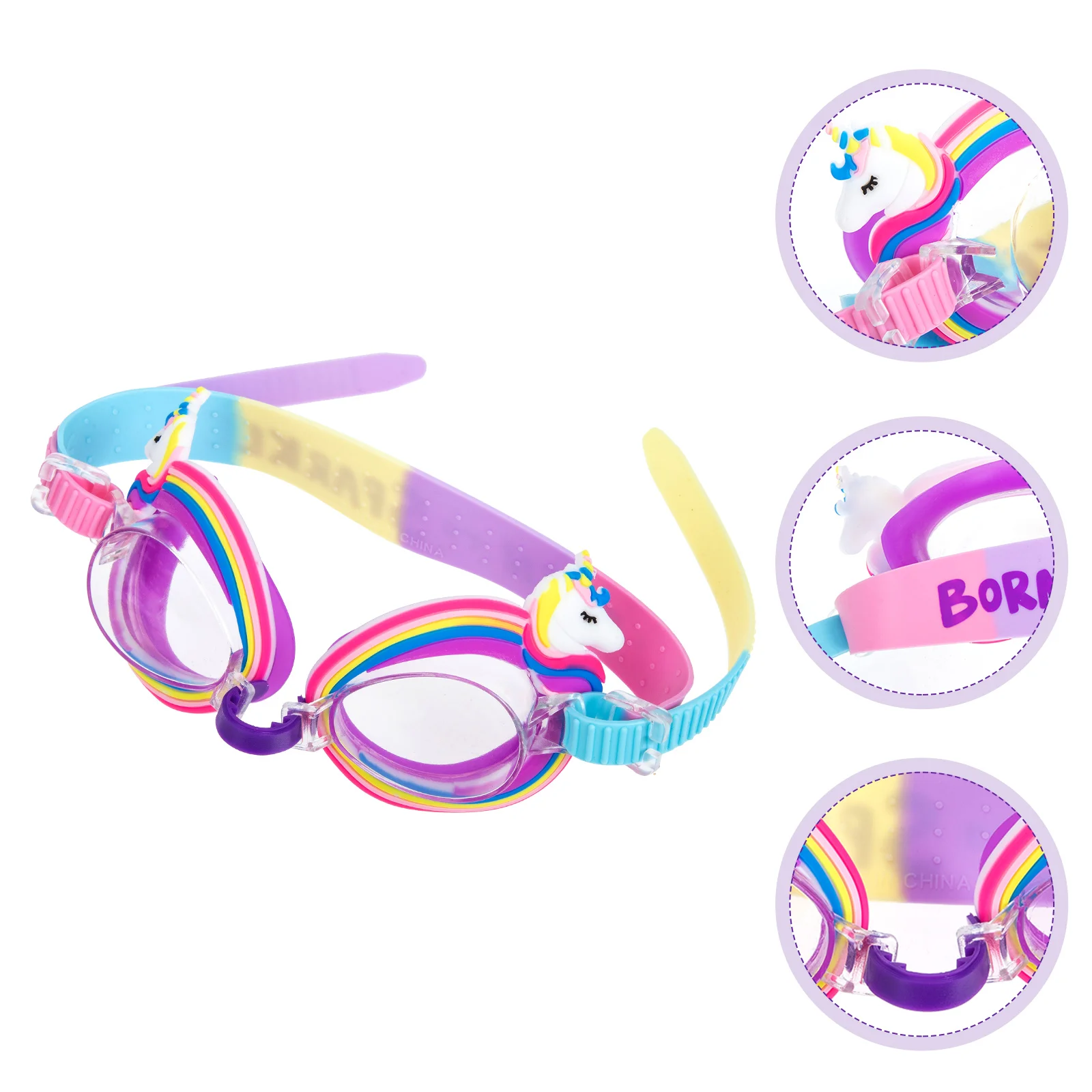 

Kids Swimming Goggles Anti Fog Leaking Swim Goggles Snorkeling Eyewear Waterproof Swimming Glasses for Children Summer Beach
