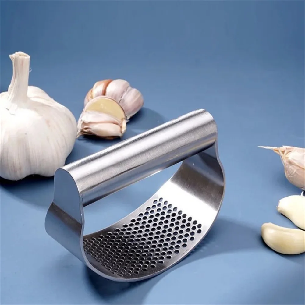 

Пресс для чеснока из нержавеющей стали, давилка чеснока, кухонные аксессуары, аксессуары для овощей