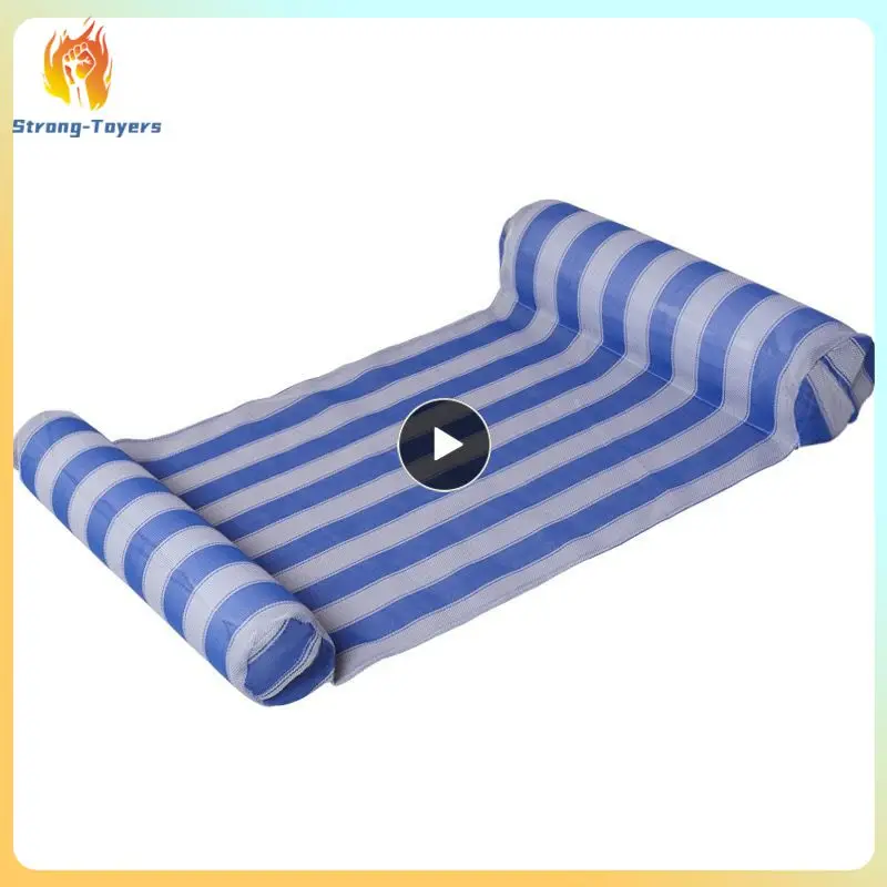 

Floating Water Hammock Inflatable Floating Bed Chair Floating Toys Float Lounger Swimming Pool Foldable Inflatable Hammock Bed
