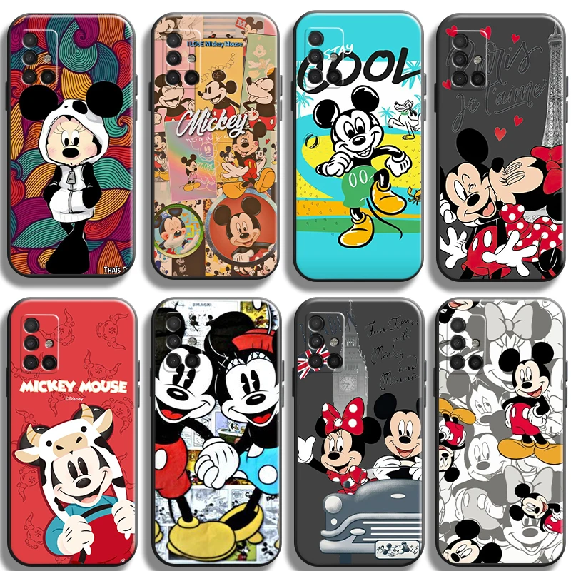 

Disney Mickey Phone Cases For Samsung S20 S21 FE Plus Ultra Original Carcasa Protective TPU ShockProof Unisex Funda Coque