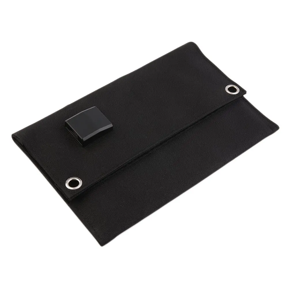 

New Foldable Power Solar Panel Battery Backup Pack Charger Black Big Board Exquisitely Designed Durable Gorgeous