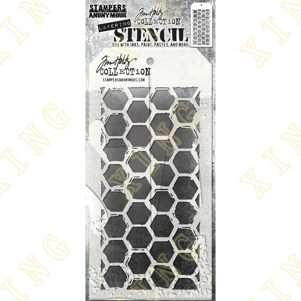 

Brush Hex Decor Diy Layering Stencils Graphics Painting Scrapbooking Stamp Ornament Album Embossed Template Reusable 2023 New