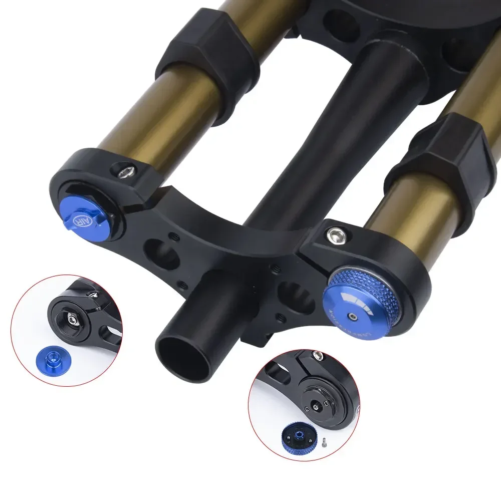 Вилка BOLANY с перевернутым плечом для пневматической подвески велосипеда 27 5/29