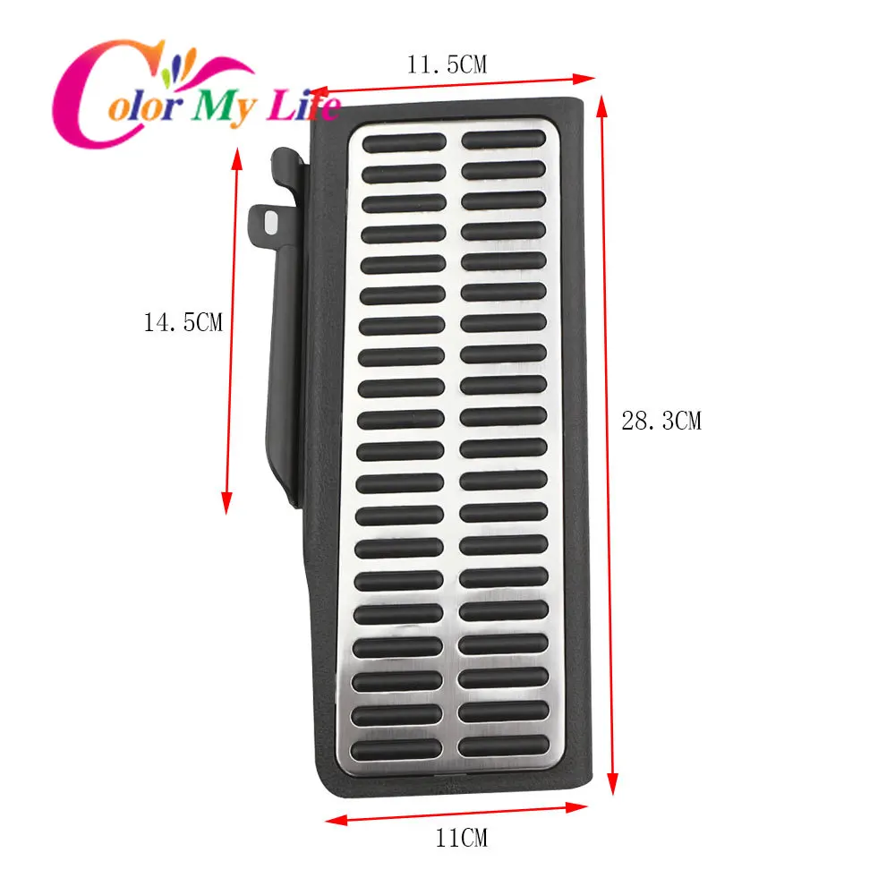 Автомобильные педали Color My Life из нержавеющей стали LHD для Volkswagen VW R36 R-line CC Passat B6 B7