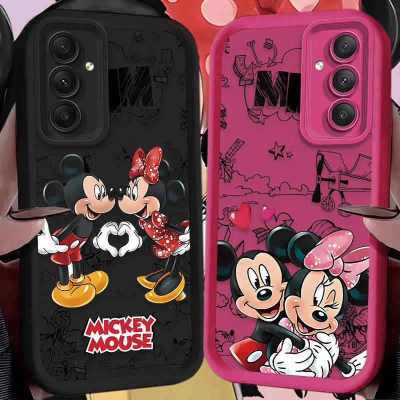 Чехол для телефона Disney с Микки и Минни Маусом Samsung Galaxy A14 A15 5G S21 S22 S23 S24 FE Plus Ultra A25 A35