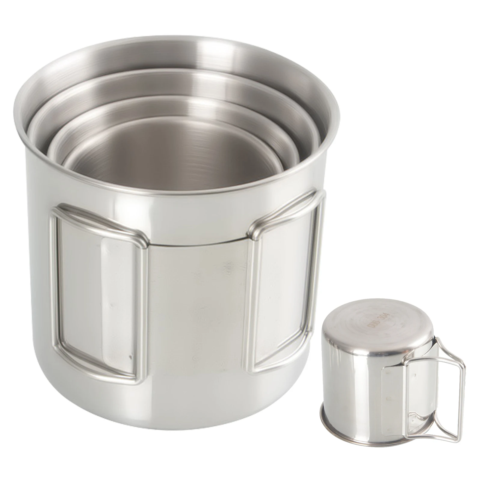 

Outdoors Stainless Steel Cup Stainless Steel Canteen Cup Stainless Steel Designed Water Cups For Camping Outdoors Pool Beer