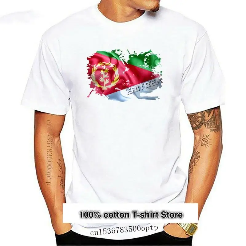 

Camiseta blanca con la bandera de Ucrania para hombre, mujer y bebé, diseño de África, 100% algodón, nueva moda