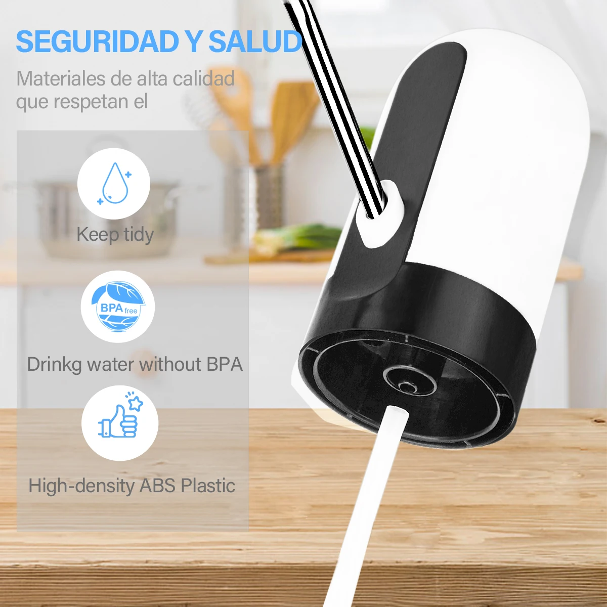 Насос для бутылки с водой автоматический Электрический дозатор воды USB-зарядкой