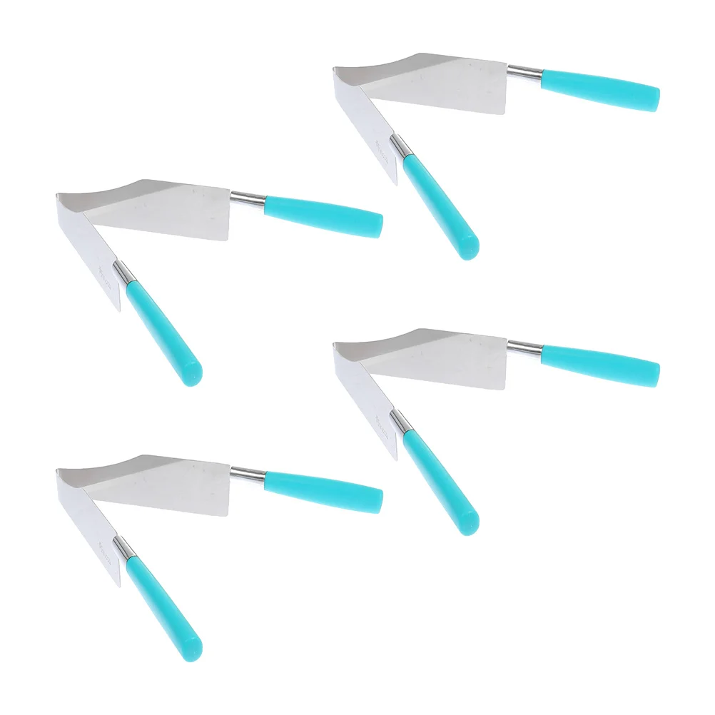 

4pcs Stainless Steel Cake Tongs Cake Cutters Kitchen Gadgets (Random Color)