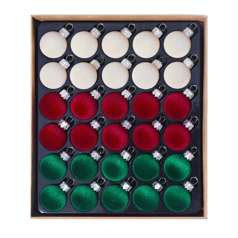 

Мини рождественские шары 30 шт.