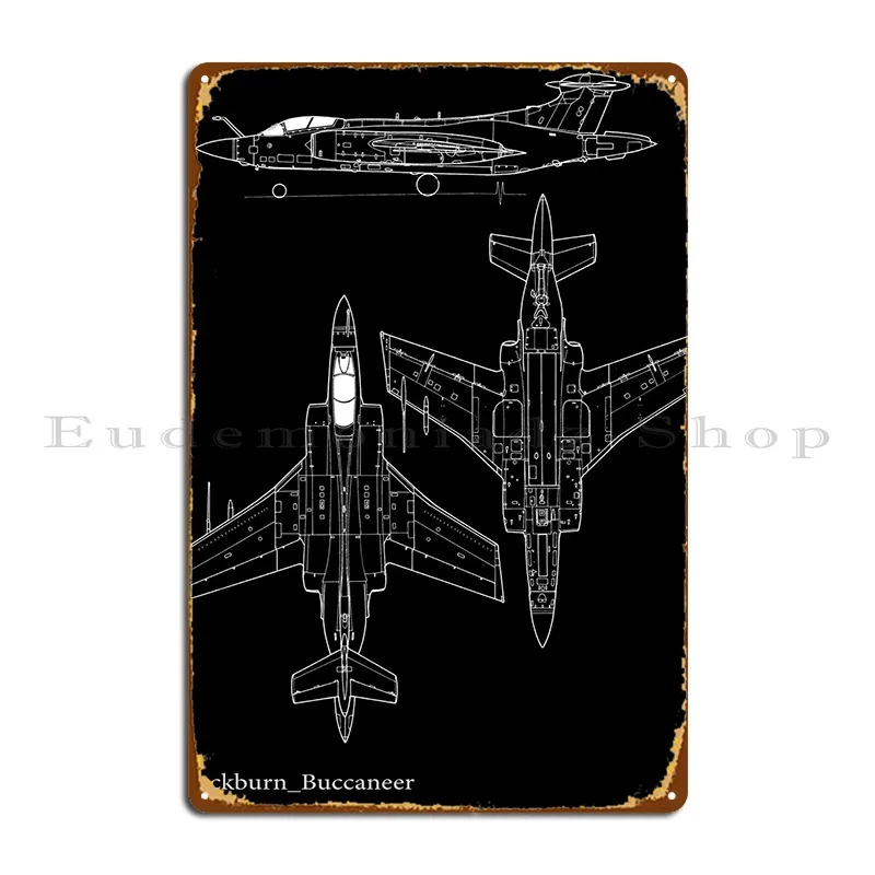 

Металлический плакат Blackburn Buccaneer для кинотеатра, Классический Настенный декор, Настенная пещера, жестяной плакат