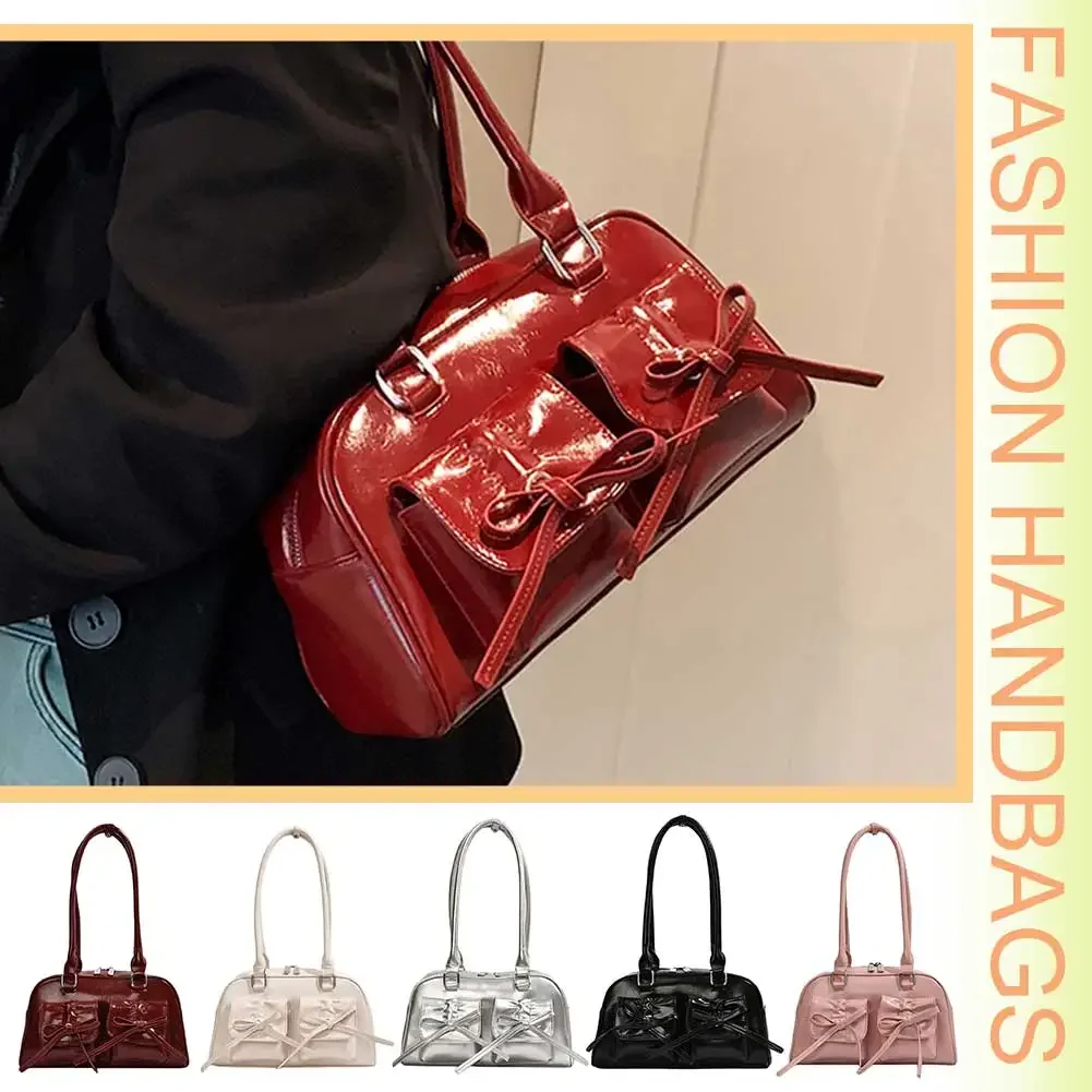 Женские модные сумки с двумя карманами из искусственной кожи модная сумка через