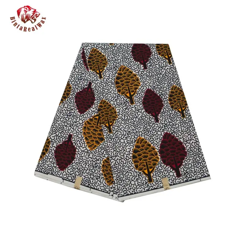 

Veritable Africa High Quality Guaranteed Real Ankara Fabric Bintarealwax African Wax Prints fabric for Party Dress FP6282