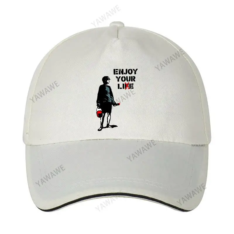 

Baseball Cap Spring Summer Solid Sunhat Banksy Enjoy Your Life 'Living Baseball Caps Summer Casual Adjustable