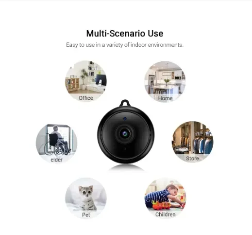 

new 2024 Mini Wifi IP Camera HD 1080P Wireless Indoor Camera Nightvision Two Way Audio Motion Detection Baby Monitor V380