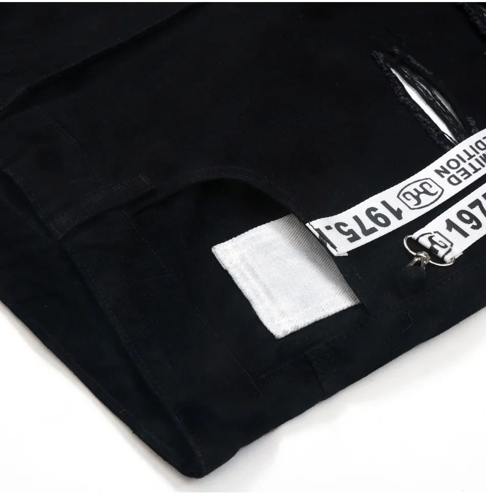 Hip Hop Men Jeans Patchwork Jeans Mens Ripped Skinny Jeans Males Zipper Designer Jeans for Men Mid Waist Denim Pencil Pants