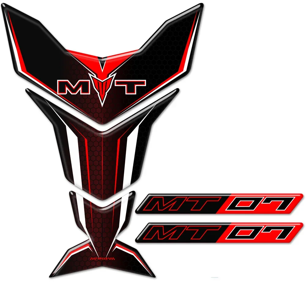 Для Yamaha MT07 MT 07 мотоциклетная накладка на бак наколенник обтекатель эмблема