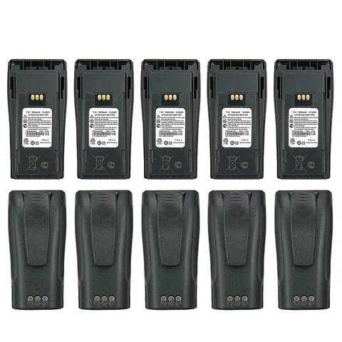Сменный литий-ионный аккумулятор для Motorola CP040, CP140, CP160, CP180, CP200, DP1400, 10 шт