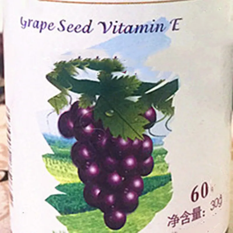 

1bottle/2 bottles-Grape seed vitamin E rich in a variety of antioxidant polyphenols to protect the brain to protect the eyes