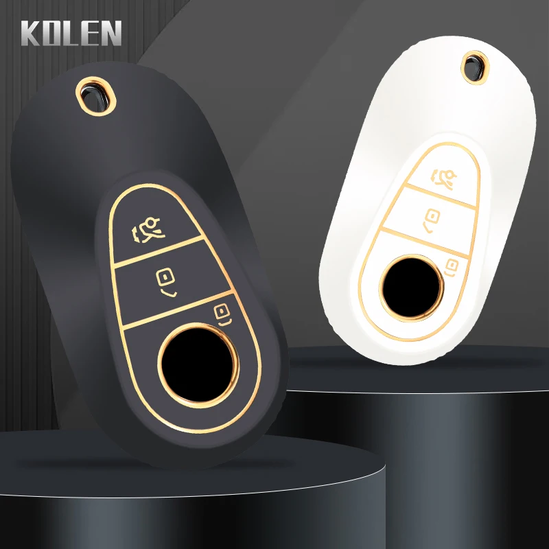 ТПУ чехол для автомобильного ключа с дистанционным управлением для Mercedes Benz C S Class W223 W206 Maybach S400 S450 S500, защитный чехол, аксессуары для сумок