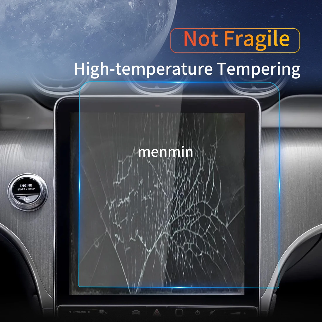 Автомобильные наклейки для Benz GLC 2023 Защита экрана автомобиля аксессуары