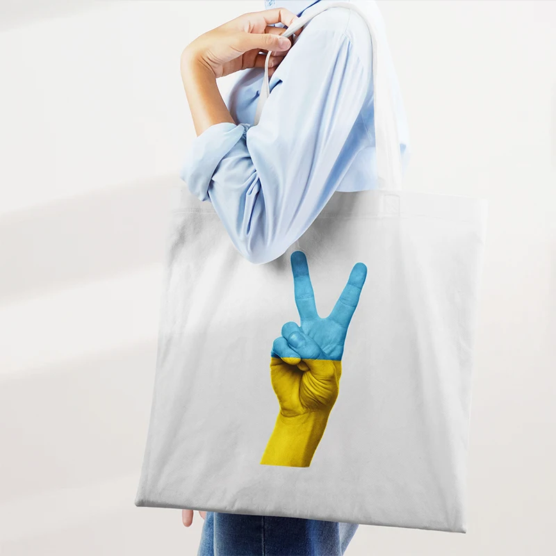 

Agricultural Letter Simple Shoulder Bag Women Canvas Tote Bag Reusable Shopper Foldable Ecobag Aesthetic Student Book Handbags