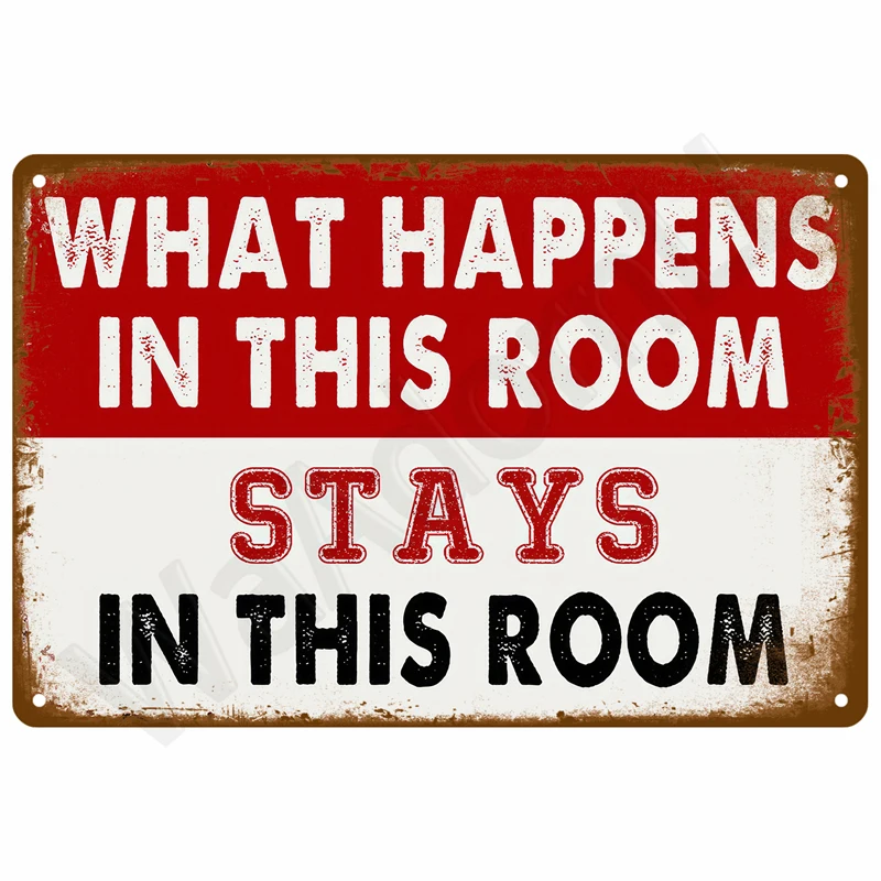 

Винтажная металлическая вывеска