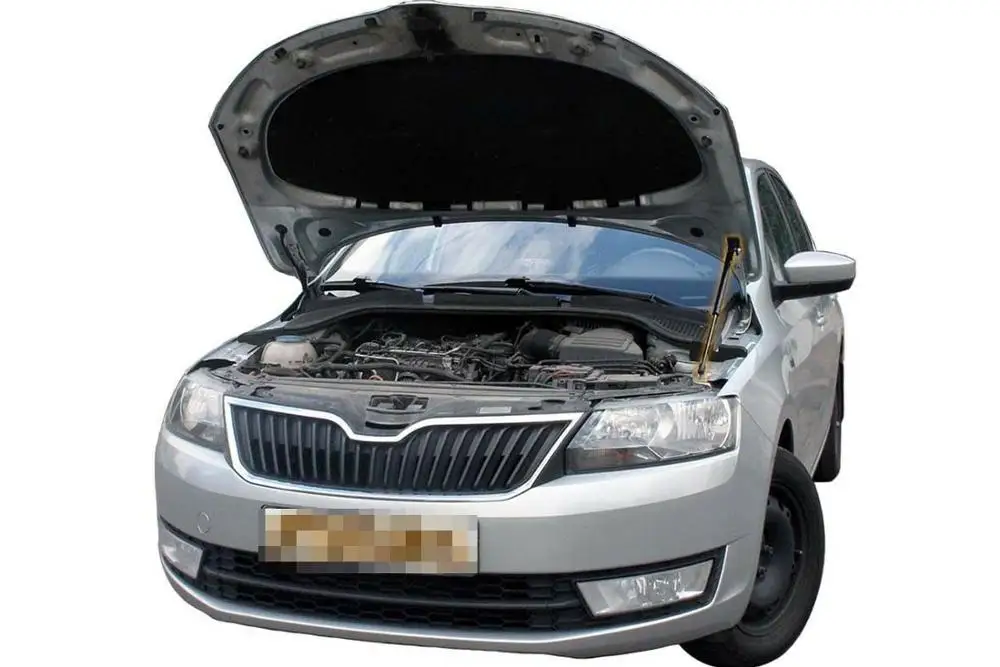 Газовые стойки капота для Skoda Rapid NH1/2/3 2012-2021 пружинный амортизатор из углеродного