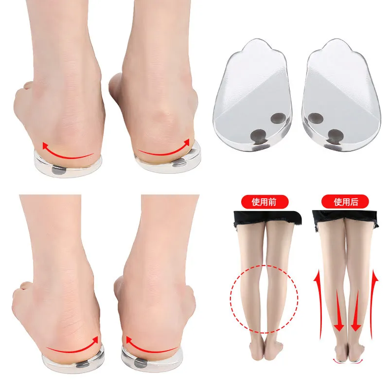 

2PCS Insoles Correction Shoe Inserts Pads Effective O/X Type Leg Bowed Legs Knee Valgum Straightening for Women Men Health Care