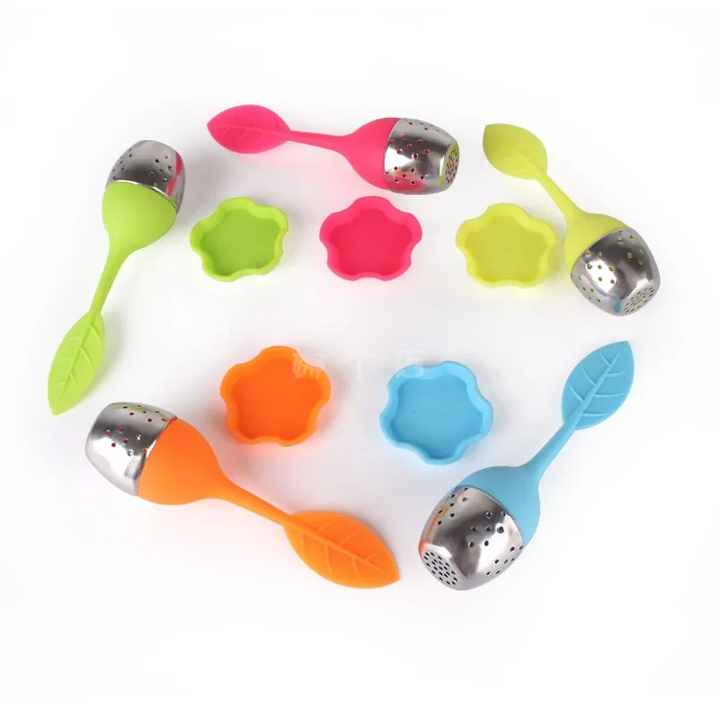 Инфузер для заваривания чая из нержавеющей стали простой силиконовый сепаратор