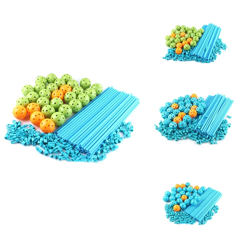 

85 Pcs Kids Construction Fort Building Kits Castles Tunnels Play Tent DIY Building Outdoor Sports Games Toys