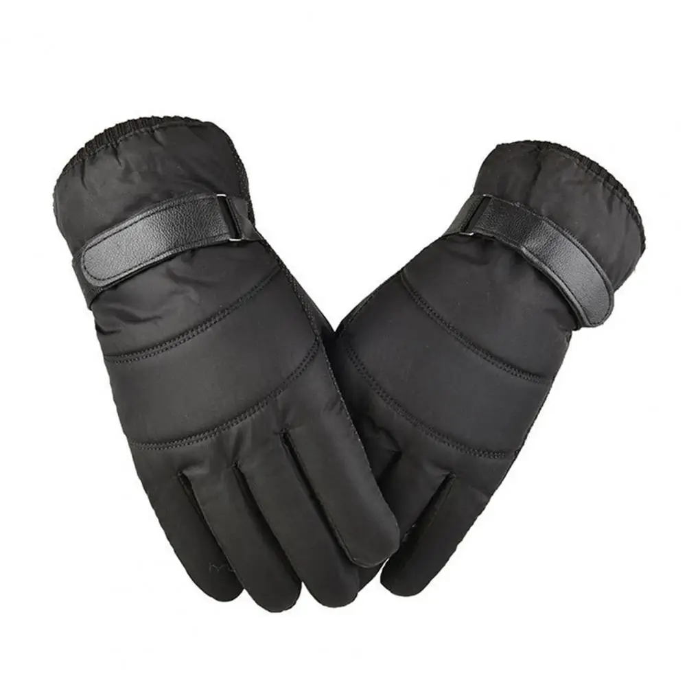 

1 Pair Adjustable Five-Finger Cold Proof Men Women Windproof Cycling Gloves Men Women Gloves Ridding Accessories