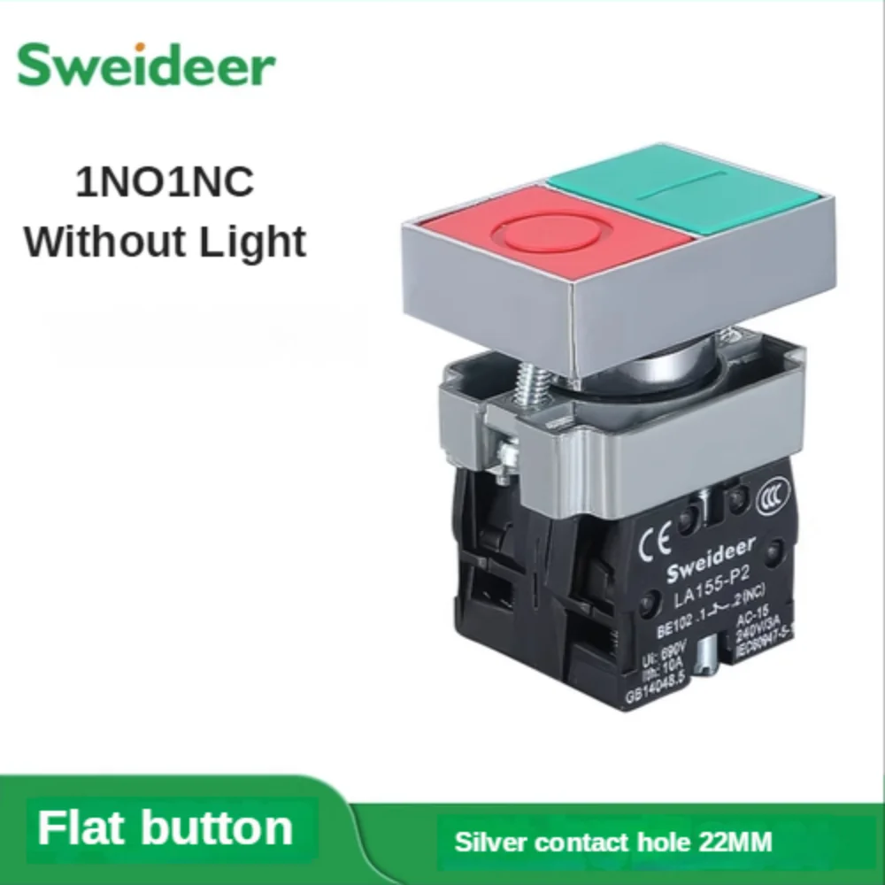 

Двойная кнопка 24 В 220 в 12 В источник питания старт открытие 22 мм красно-зеленые двойные Переключатели переключения переменного тока вкл/выкл старт стоп